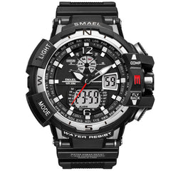 SMAEL 1376C Casual Waterproof Men's LED Digital Sports Watch