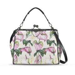 Women's Custom Kisslock Crossbody Shoulder Bag