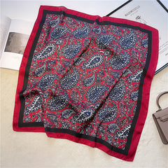 Retro Printed Cashew Nuts Style Versatile Temperament Women Scarf