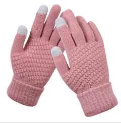 Winter Crochet Design Touch Screen Gloves