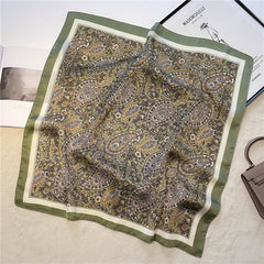 Retro Printed Cashew Nuts Style Versatile Temperament Women Scarf