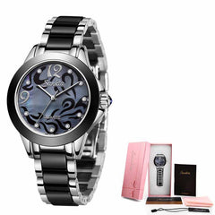 Women's Ceramic Exquisite High-End Waterproof Watch