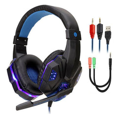 Led Light Wired Gamer Headset
