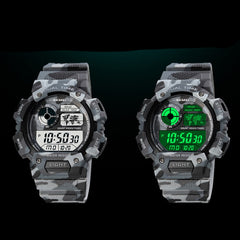 SKMEI 1723 Digital Luminous Display Men Waterproof Wristwatch