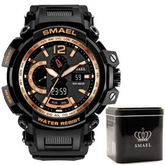 SMAEL 1702 Luxury Men's Digital Sport Waterproof Watch