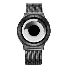 Unisex Creative Fashion Whirlpool No Pointer Couple Wristwatch