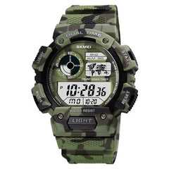 SKMEI 1723 Digital Luminous Display Men Waterproof Wristwatch