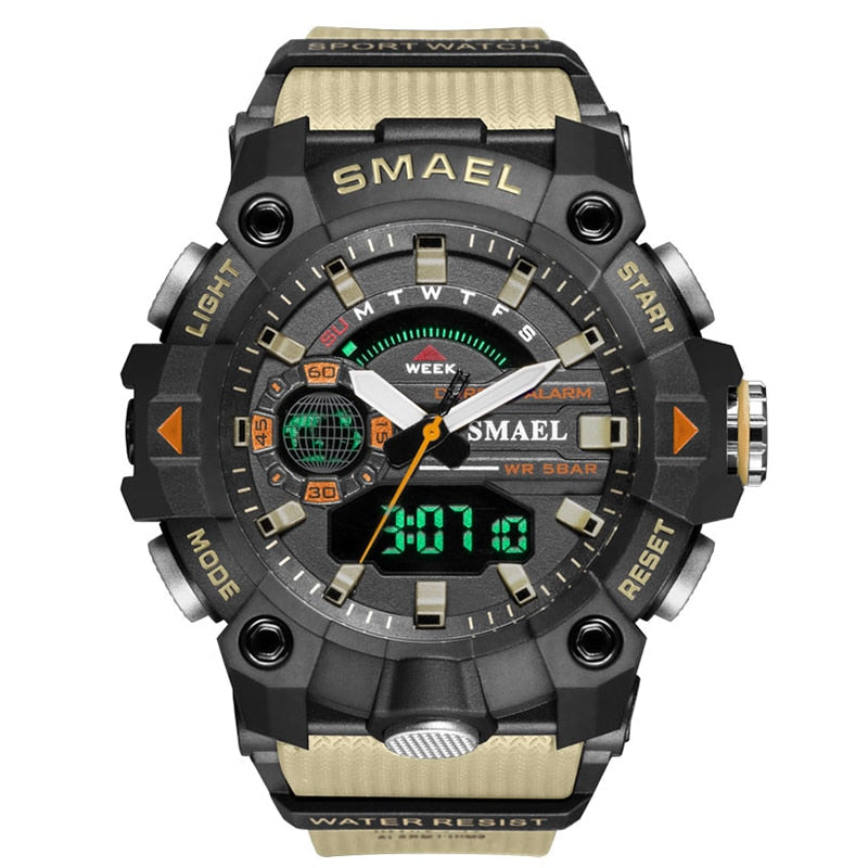 SMAEL 8040 Military Men's Sport Waterproof LED Digital Wristwatch