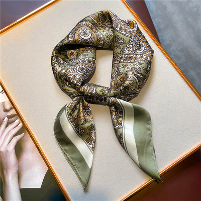 Retro Printed Cashew Nuts Style Versatile Temperament Women Scarf