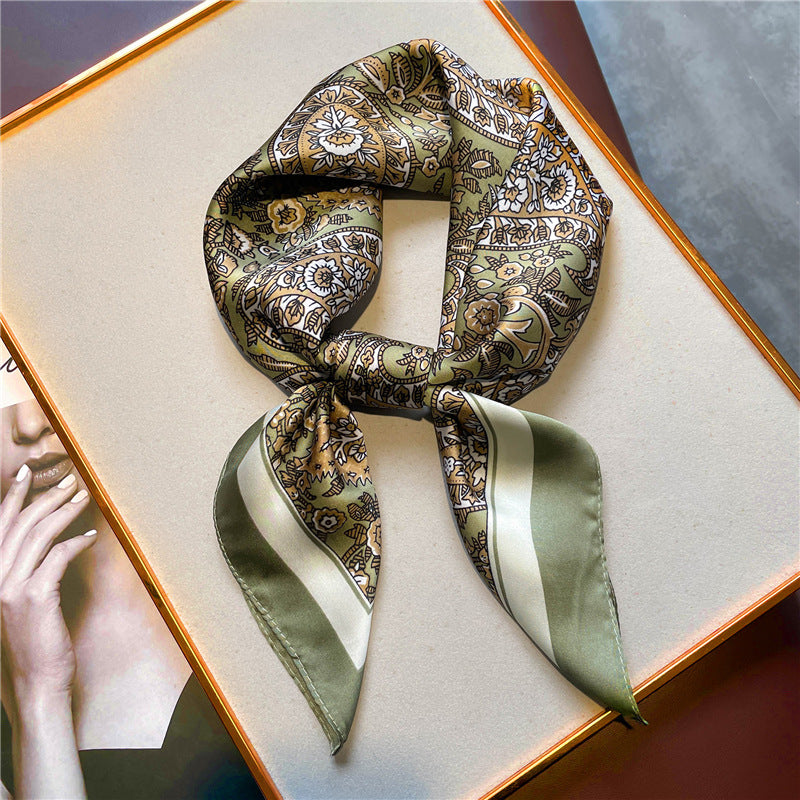 Retro Printed Cashew Nuts Style Versatile Temperament Women Scarf