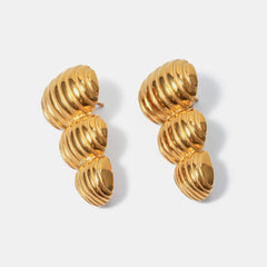 Women's Stainless Steel Geometric Stud Earrings