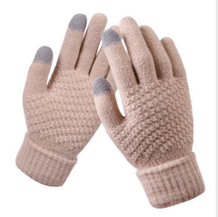 Winter Crochet Design Touch Screen Gloves