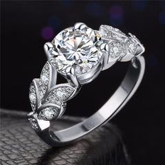 Crystal Cubic Zirconia Wedding Ring
