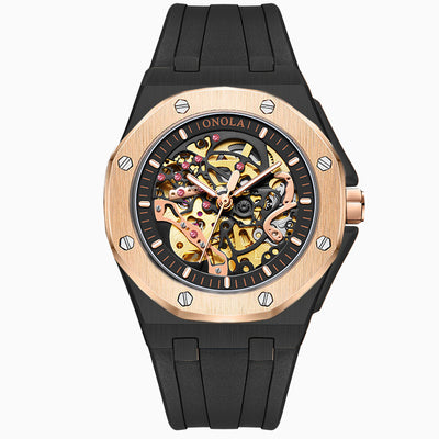 Fully Automatic Mechanical Waterproof Watch for Men