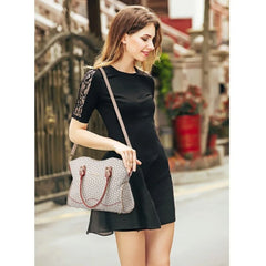 Women's Elegant Fashion 6-Piece Leather Handbag Set
