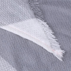 Winter Triangle Shape Plaid Cashmere Scarf for Women