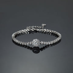 Luxurious S925 Sterling Silver Bracelet for Women