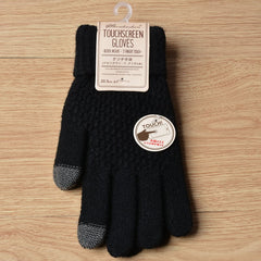 Winter Crochet Design Touch Screen Gloves