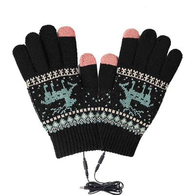 USB Heated Winter Touch Screen Gloves