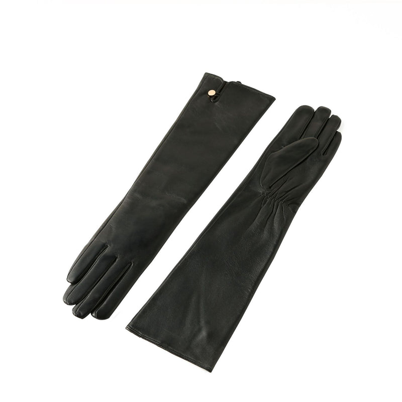 Women's Plush Extended Sheepskin Leather Gloves