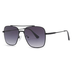 Retro Street Double Beam Stylish Metallic Sunglasses for Men