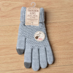 Winter Crochet Design Touch Screen Gloves