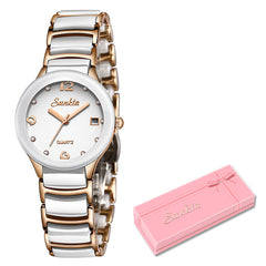 Women's Ceramic Exquisite High-End Waterproof Watch