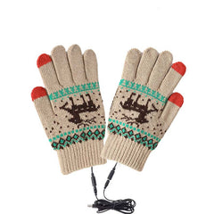 USB Heated Winter Touch Screen Gloves
