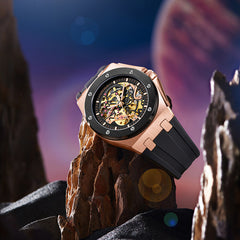 Fully Automatic Mechanical Waterproof Watch for Men
