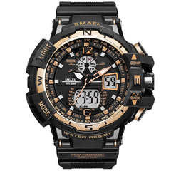 SMAEL 1376C Casual Waterproof Men's LED Digital Sports Watch