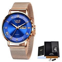 Ladies Ultra-Thin Classic Waterproof Quartz Watch