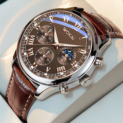 Men's Luxury Casual Quartz PU Strap Watch