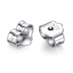 S925 Sterling Silver Fashionable Smooth Cross Earrings for Women