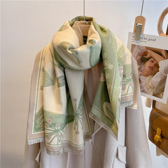 Luxury Winter Cute Cashmere Scarf Shawl for Women