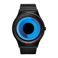 Unisex Creative Fashion Whirlpool No Pointer Couple Wristwatch