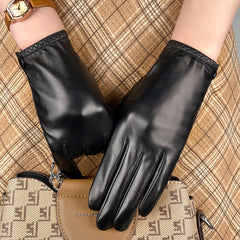 Ladies Spring and Autumn Thin Touch Screen Gloves