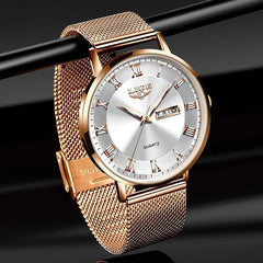 Ladies Ultra-Thin Classic Waterproof Quartz Watch