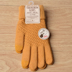 Winter Crochet Design Touch Screen Gloves