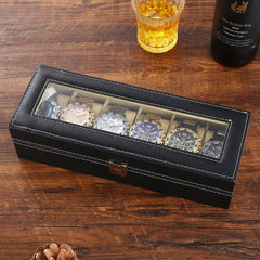 Men's Six-Piece Boxed Steel Band Quartz Dress Watch