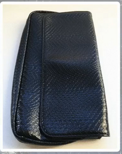 Black Animal Pattern Clutch Bag for Women