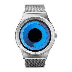 Unisex Creative Fashion Whirlpool No Pointer Couple Wristwatch