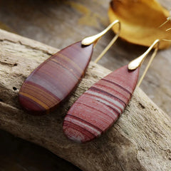 Must-Have Natural Stone Waterdrop Shape Earrings