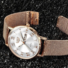 Ladies Ultra-Thin Classic Waterproof Quartz Watch