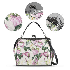 Women's Custom Kisslock Crossbody Shoulder Bag