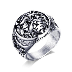 Men's Lion Head Ring