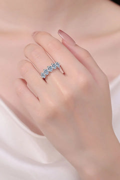 Women's 2.5 Carat Moissanite 925 Sterling Silver Ring