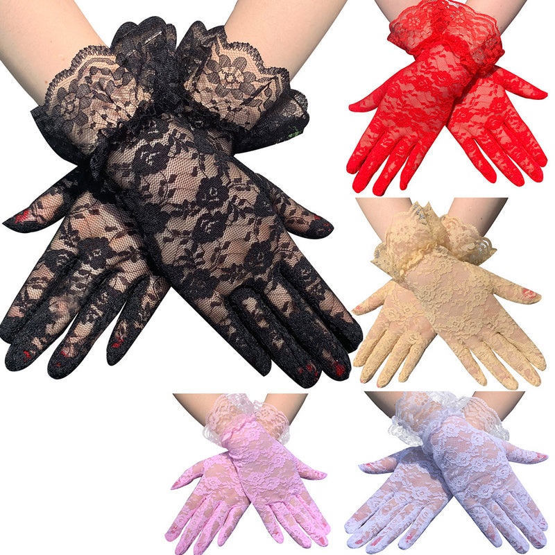 Women's Lace Bridal and Prom Gloves