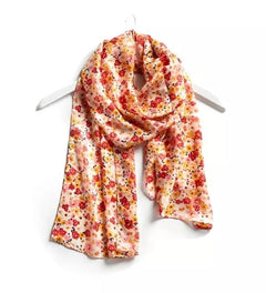Ladies Ditsy Floral Satin Scarf