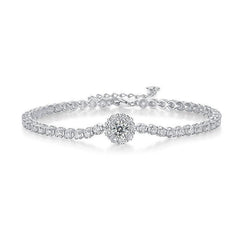 Luxurious S925 Sterling Silver Bracelet for Women