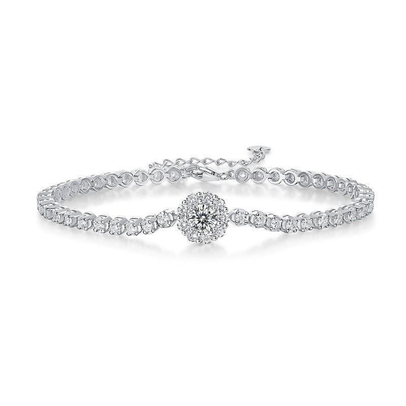 Luxurious S925 Sterling Silver Bracelet for Women